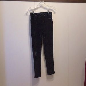 Joes Jeans The Charlie Womens Blue High Rise Skinny Crushed Velvet Jeans Size 23